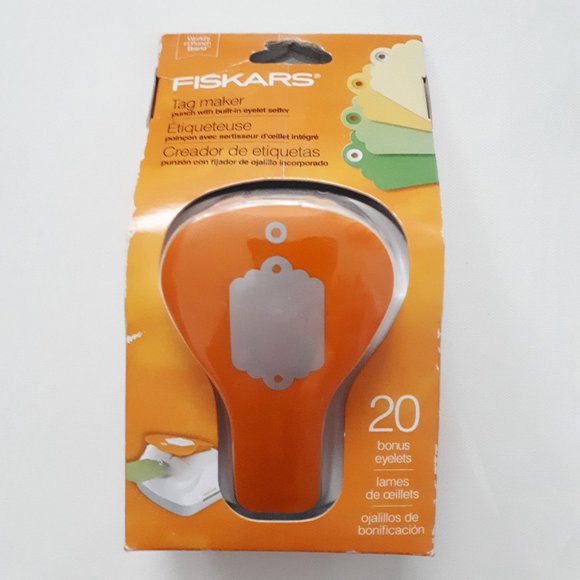 Fiskars Tag Maker Punch with Eyelet Setter - Picture 1 of 6